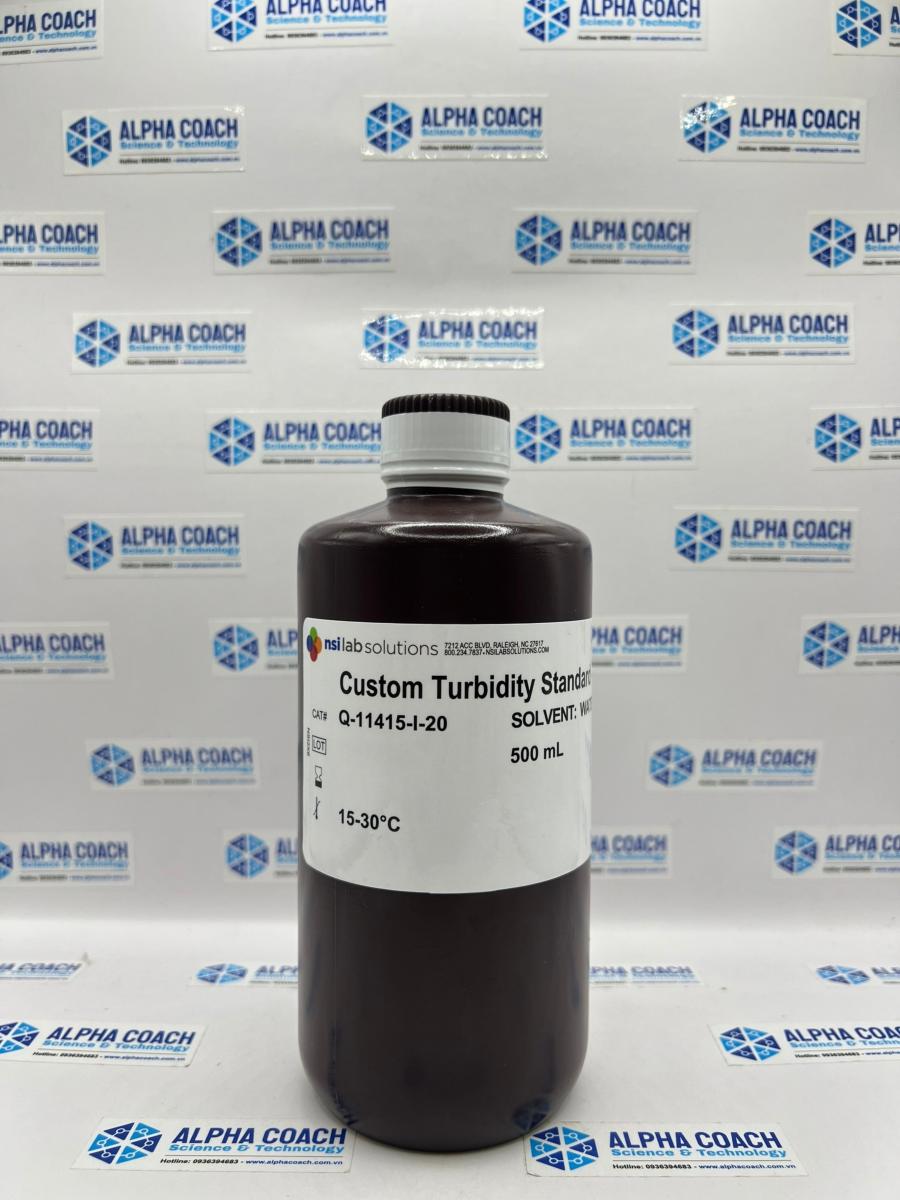 Dung dịch chuẩn Độ đục 20 NTU, chai 500mL, hãng NSI, Mỹ